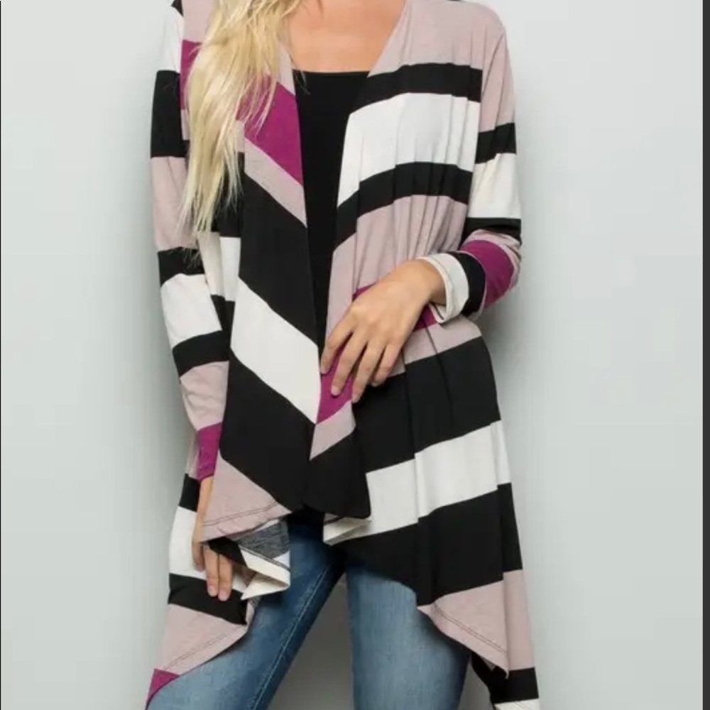 Sweetheart Colorblock Cardigan